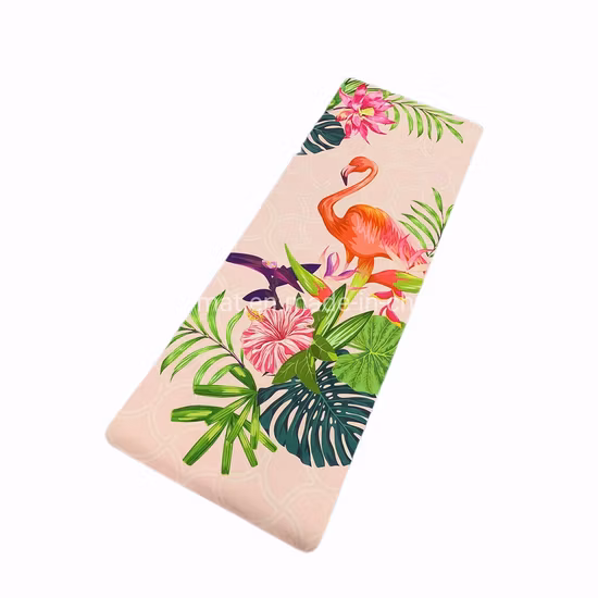 Tapis écologiques d'équipement d'exercice de sports de gymnase d'EVA de PVC de liège d'unité centrale NBR ont adapté le sport d'impression de logo adapté aux besoins du client non