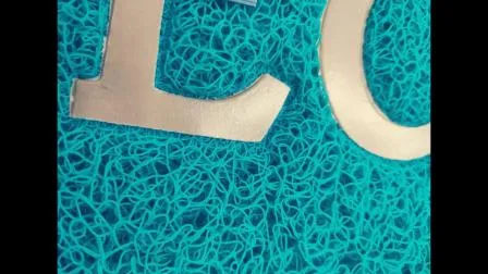 Tapis environnemental de plancher de bobine de tapis de PVC de dépoussiérage antidérapant