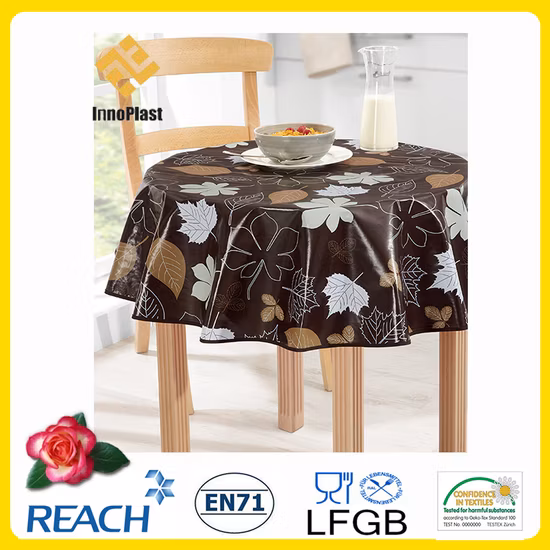 Nappe/toile cirée imprimée PVC LFGB Oko